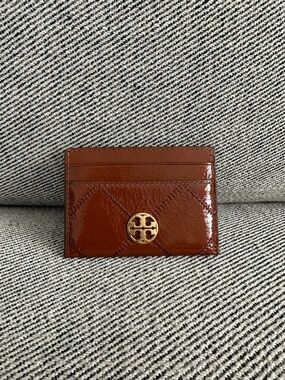 NWT Tory Burch Willa Slim Card Case 169923 Java